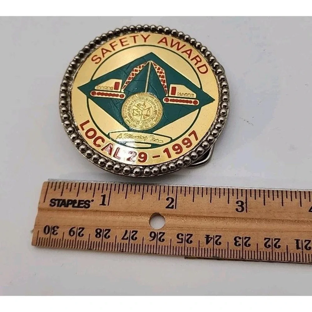 Local 29 NACBE BOILERMAKERS-IRON SHIP BUILDERS Safety‎ Award Belt Buckle